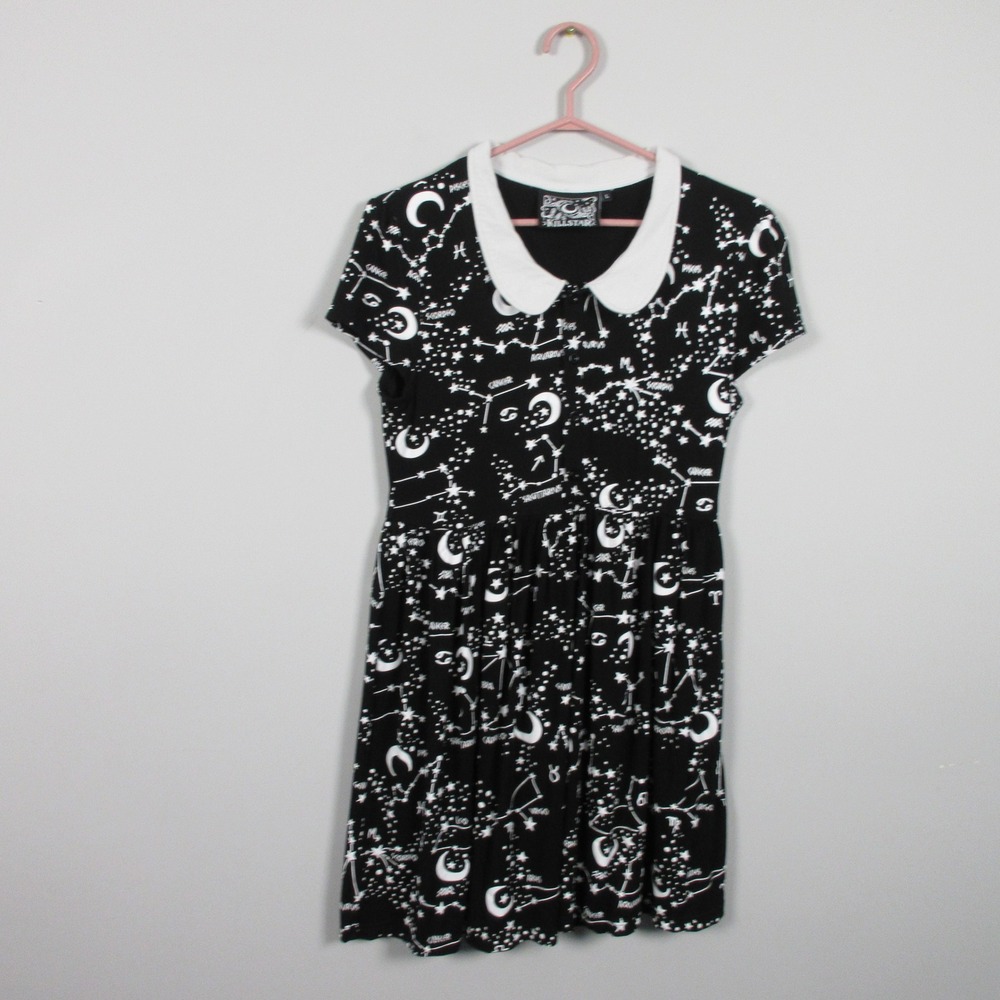 Killstar Black and White Mini Dress